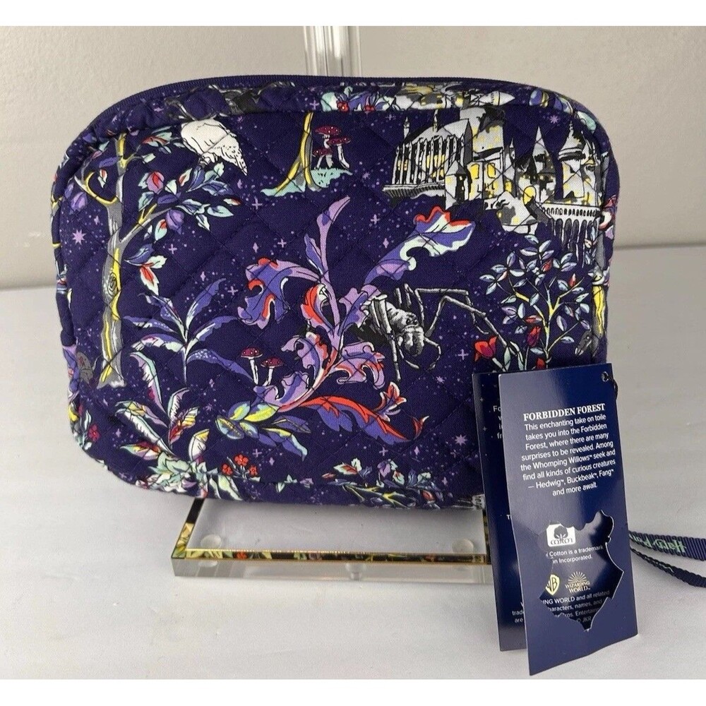 NWT Vera Bradley Harry Potter Forbidden Forest Cord Organizer Bag Tech Case